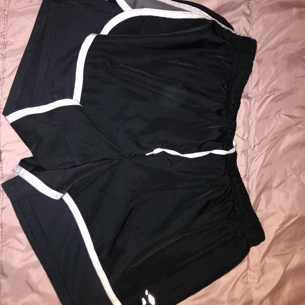 Spandex shorts .